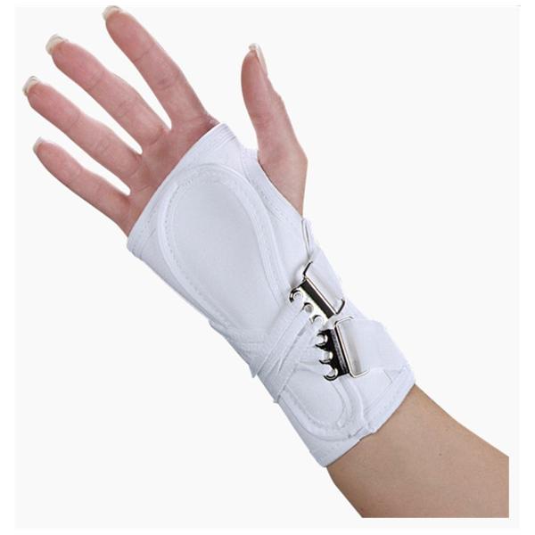 Deroyal Industries Inc Splint Wrist Canvas White Size 6" Medium Left Ea - 5017-07