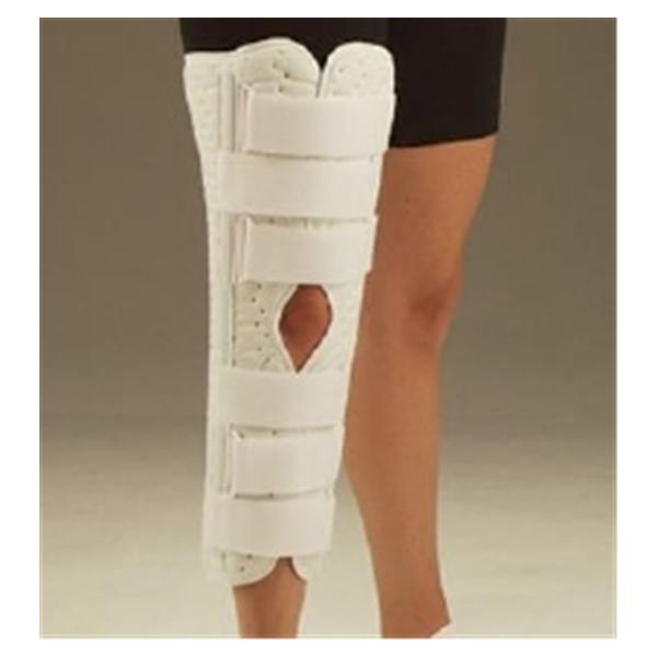 Deroyal Industries Inc Immobilizer Sized Superlite Knee Canvas White Size Large Ea - 7008-03