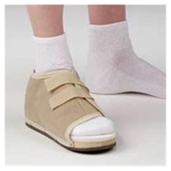 Deroyal Industries Inc Shoe Post-Op Deluxe Perforated Suede Black Wood Sole/Rubber Bottom Size Small Ea - 2006-02