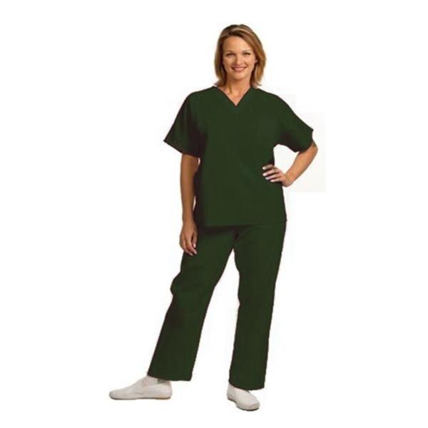 Fashion Seal Shirt Scrub Fashion Seal 78731 Unisex Small Fir Green Ea - 78731-S