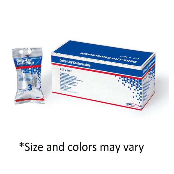 BSN Medical Tape Casting Delta-Lite Fbrgls 3X4 Rl 3-5Mnt St Tm Lf Mixed Colors 10Rl/Bx - 6056