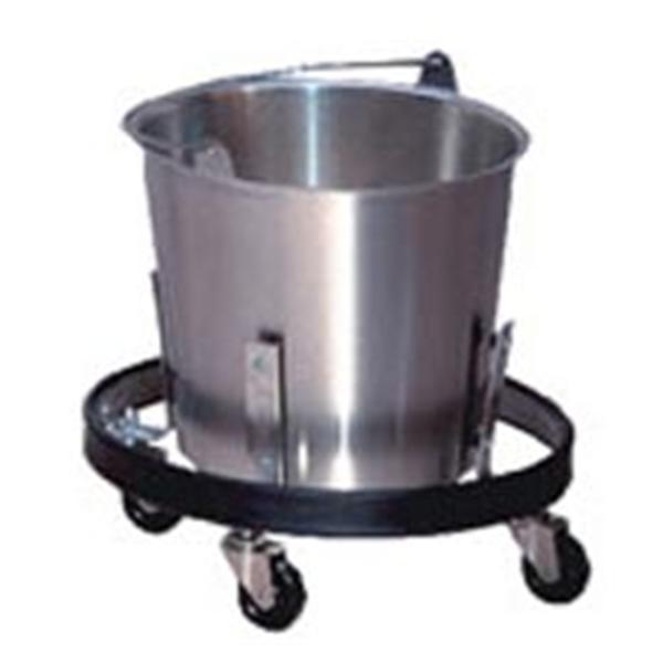 Brewer Company Bucket Kick Stainless Steel 13Qt No Lid Silver Round 1X1/Each - 48711