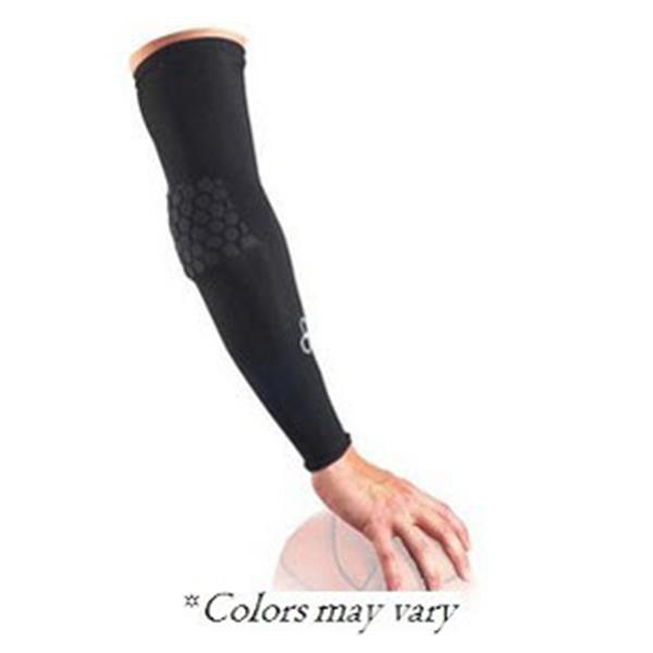 McDavid Sleeve Compression Hexpad Shooter Adult Arm Nyl/Spndx 11-13 Wht Sz Lg Ea - 6500-W-L