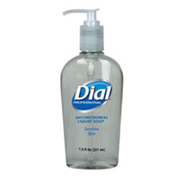 Dial Corporation Soap Antimicrobial Liquid Dial Sensitive 7.5 Oz 7.5Oz/Ea, 12 Ea/Ca - 2340082834