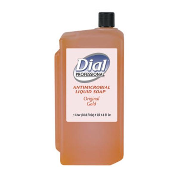 Dial Corporation Soap Antimicrobial Liquid Dial 1 Liter Refill Liter, 8 Bt/Ca - 2340084019