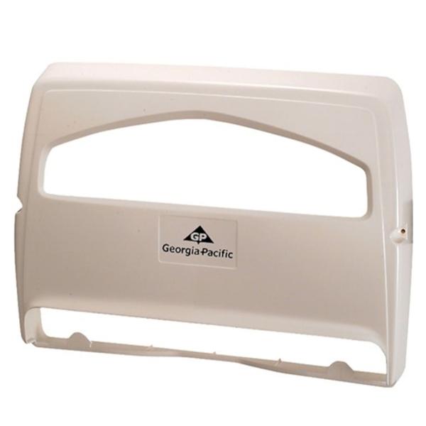 Georgia Pacific Dispenser Toilet Seat Cover Safe-T-Gard White Ea, 10 Ea/Ca - 57710