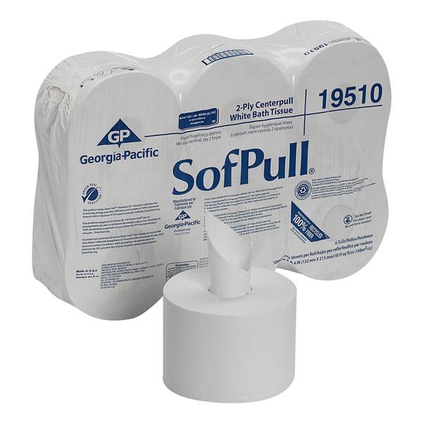 Georgia Pacific Tissue Center Pull Sofpull White 2 Ply 6Rl/Ca - 19510