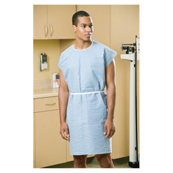 Graham Medical Gown Exam X-Large 36 In X 45 In Blue 25/Ca - 70260N