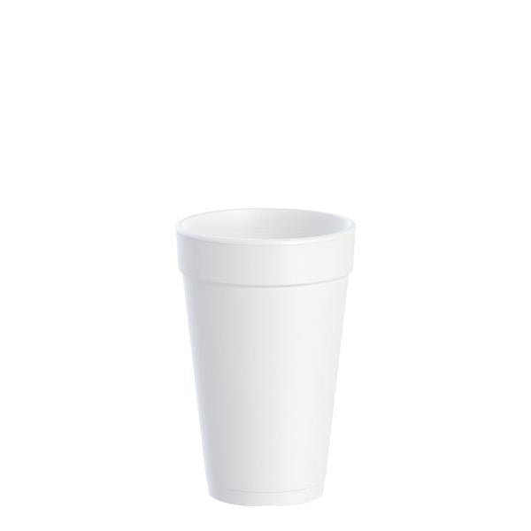 Dart Container. Cup Drinking Styrofoam 16 Oz White 1000/Ca - DART16J16