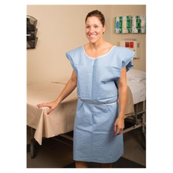 Graham Medical Gown Exam 30 In X 45 In Blue 25/Ca - 70261N