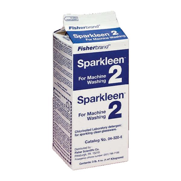 Fisher Scientific Co. Sparkleen 2 Detergent F/ Ato Glswr Wshr Chlorine/Phosphates 3.25Lb Ea - 43206