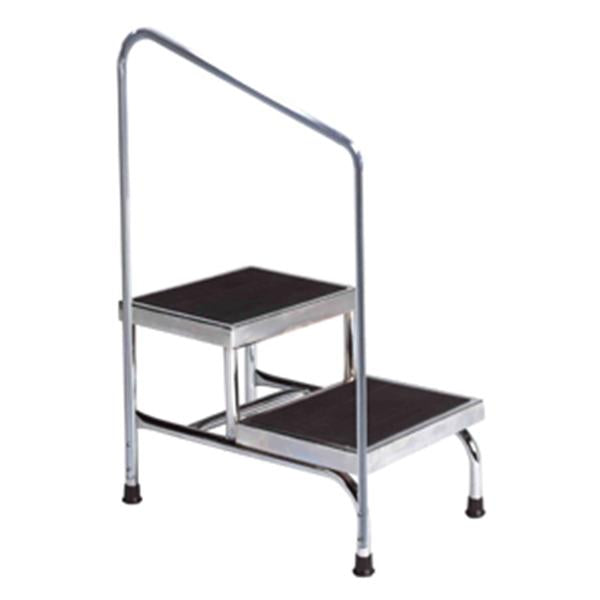 Brewer Company Stool Two-Step Black Skid-Resistant Rubber Mat Ea - 31220