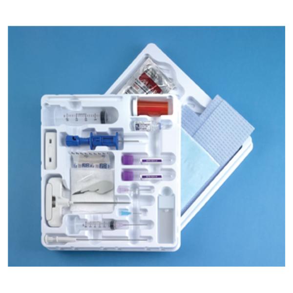 Busse Hospital Disposable Tray Biopsy Bone Marrow With Lidocaine/Gauze/21Gx1-1/2" Needle Ea, 10 Ea/Ca - 653