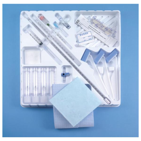 Busse Hospital Disposable Tray Lumbar Puncture Adult With Lidocaine/2-Piece 550Mm Manometer Ea, 10 Ea/Ca - 648