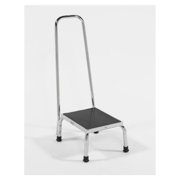 Blickman Industries Stool Step Chrome 4 Leg/Non-Slip Mat Ea - 1011251000