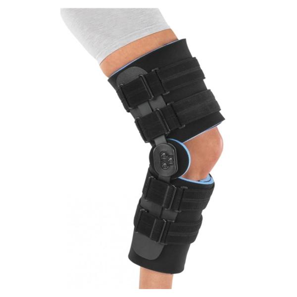 DJO Brace Kneeranger Ii Adult Long Knee Plastic/Foam Black Size One Size Fits All Ea - 79-94240