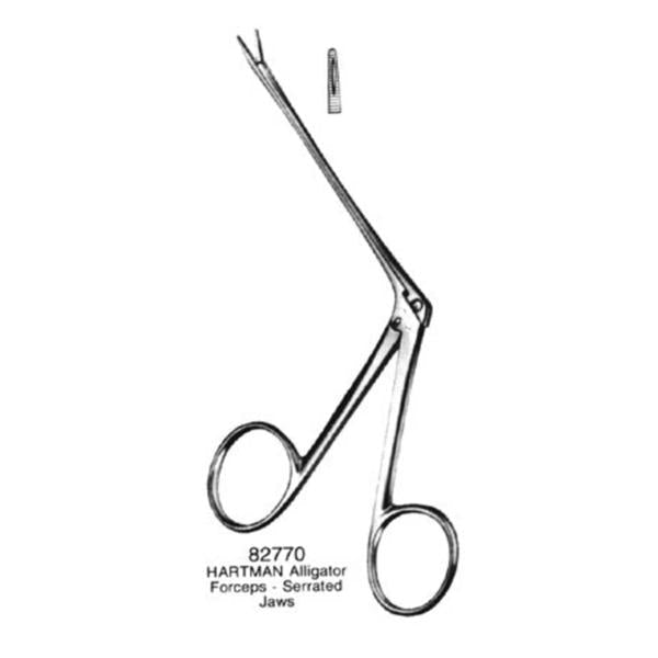 Medco Instruments Inc Forcep Alligator Hartman 5-1/2" Serrated Ea - 82780