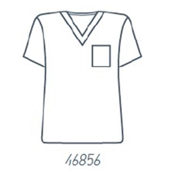 Encompass Group Shirt Scrub Synergy Unisex 2X Large Ceil Blue Ea, 12 Ea/Ca - 46856-112X