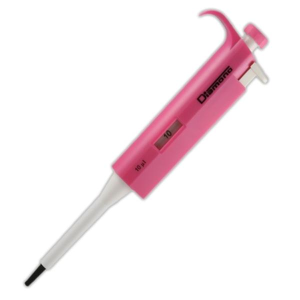 Globe Scientific Diamond Fixed Volume Pipettor 10Ul Non-Graduated Pink Ea - 3302-10