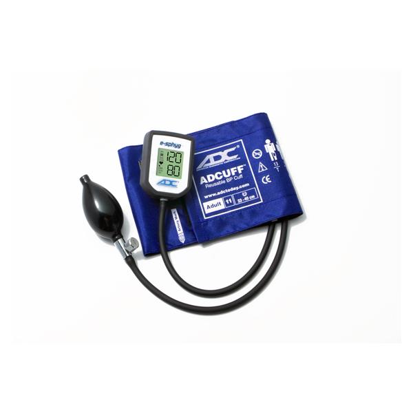 American Diagnostic Corp. Sphygmomanometer Aneroid E-Sphyg 23-40Cm 11 Adlt Arm Dgtl Lcd Dspl Royal Blue Ea - 7002-11ARB