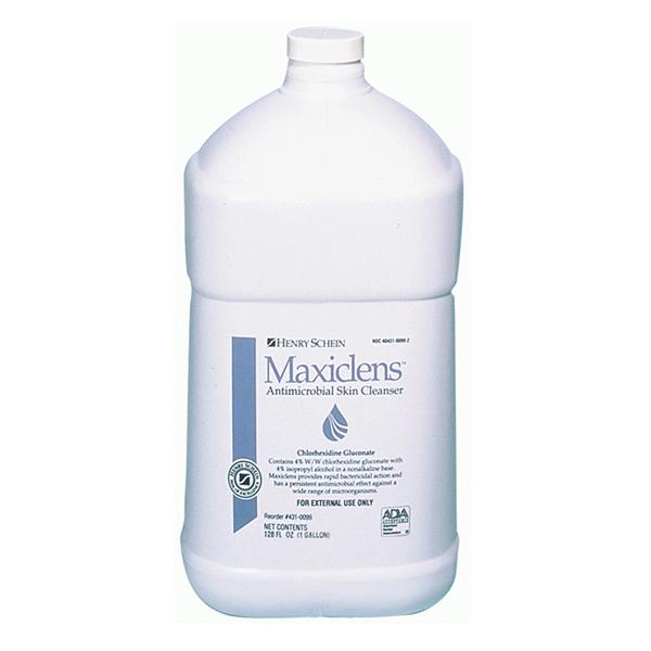 Henry Schein Soap Antimicrobial Liquid Maxiclens 1 Gallon Gal/Bt, 4 Ea/Ca - 1061MAX1GL
