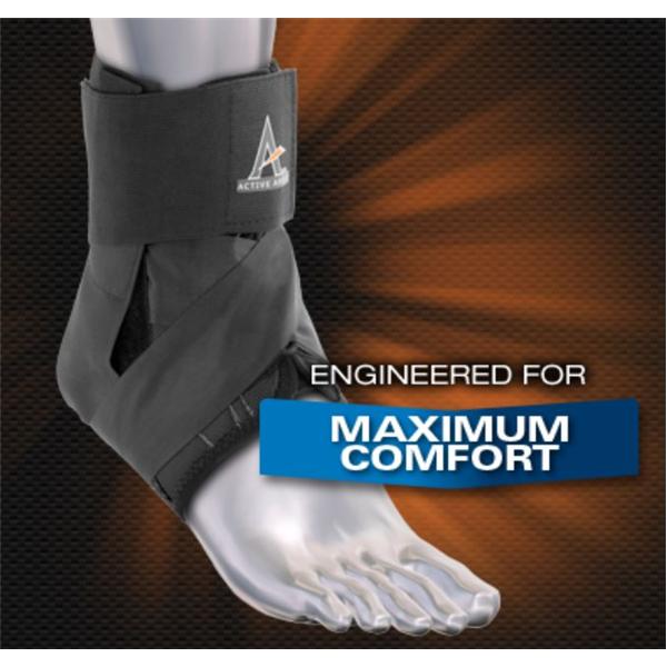 Cramer Products Brace As1Pro Active Ankle Black Size Large Ea - 760263