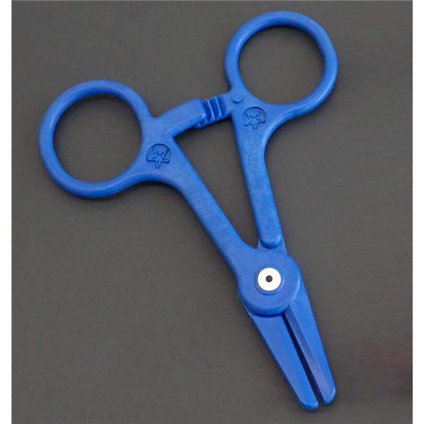Molded Products Tube Occluding Forcep Dark Blue 12.4Cm Non-Sterile 100/Bg - MPC 225