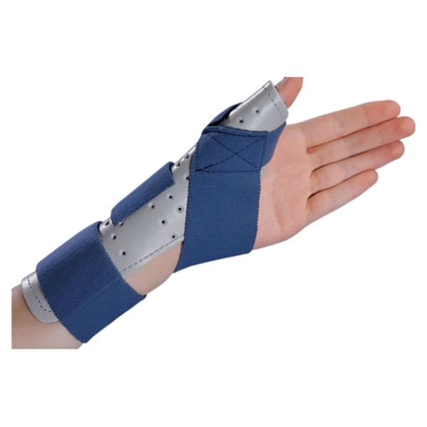 DJO Splint Thumbspica Adult Wrist/Hand Ctn/Fm Blu/Gry Size 9" Large/X-Large Right Ea - 79-87117