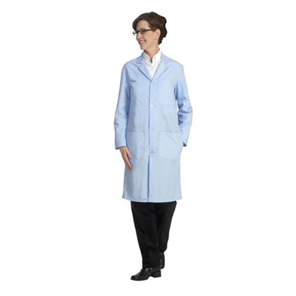 Fashion Seal Lab Coat 65% Polyester / 35% Cotton Unisex Azure Blue X-Large 41 In Ea - 430-XL