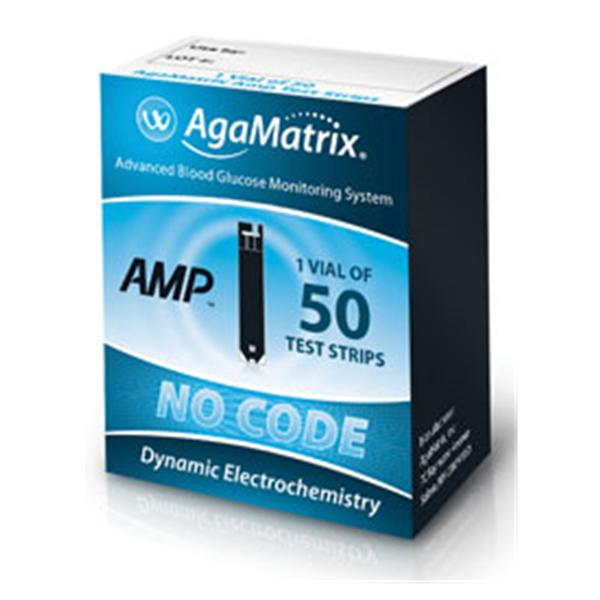 Agamatrix Inc Agamatrix Blood Glucose Test Strip Clia Waived 50 Count 50/Vl - 8000-04036