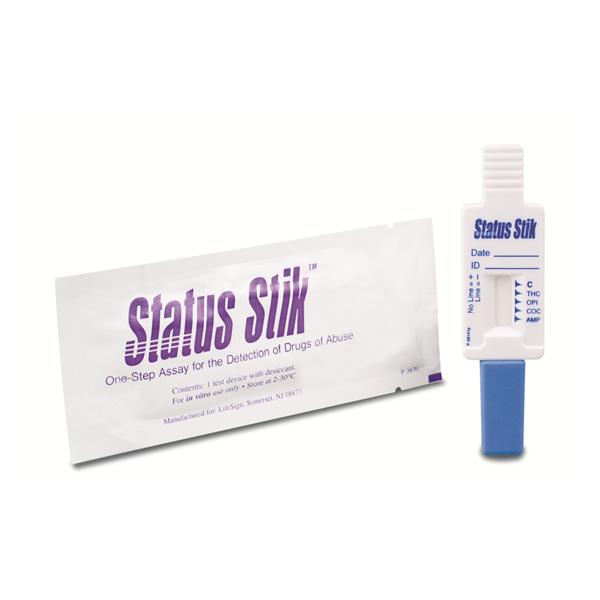 Lifesign Status Stik Drug Screen Test Kit 4 Panel Bx - 14110