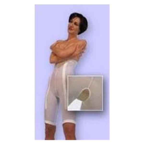 BSN Medical Girdle Plastic Surgery Supportwear Mid Thigh Small Women 24-26" White Ea - 110661