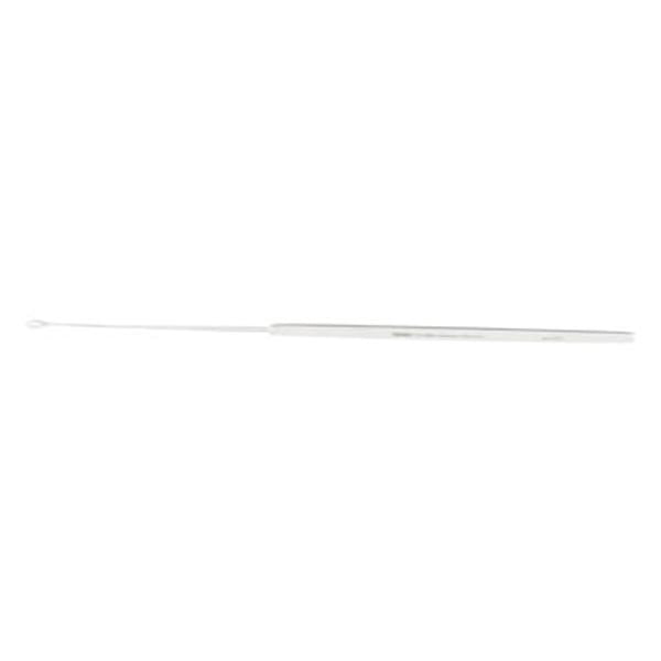 Miltex-Integra Curette Ear Shapleigh 6" Large Serrated Loop Tip Stainless Steel Reusable 1/Ea - 19-302