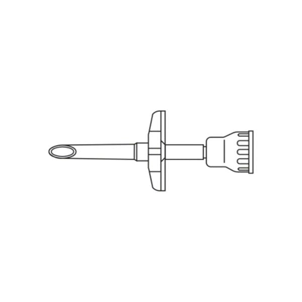 B. Braun Medical Pin Dispensing Non-Vented Spike 1-Way Valve Luer Lock Connector 50/Case - 412022