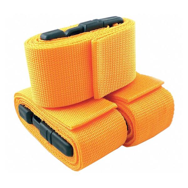 Medsource International Strap Backboard Polypropelyne 5' Plastic Buckle 3/Pk, 25 Pk/Ca - MS-ST696-3