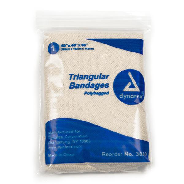 Dynarex Corporation Bandage 100% Cotton 40X40X56" Triangular 12/Bx - 3680