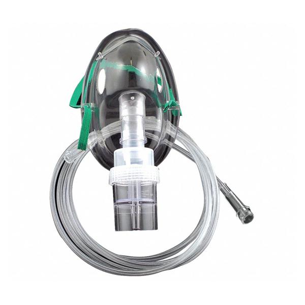 Medsource International Nebulizer Mask Adult Clear/White 7' Tubing Ea, 50 Ea/Ca - MS-22885
