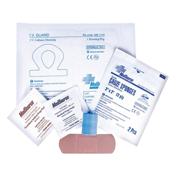 Medsource International Kit Iv Starter With Medsource I.V. Guard Dressing Lf Sterile Ea, 100 Ea/Ca - MS-80033