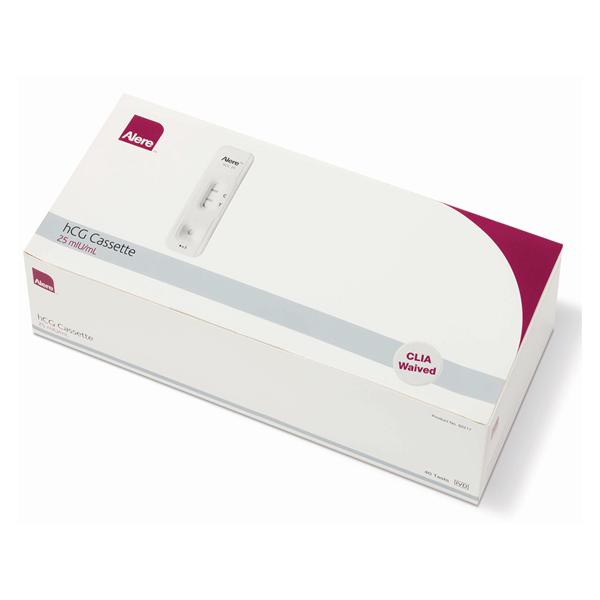 Abbott Rapid DX N.America Alere Hcg: Human Chorionic Gonadotropin Cassette Test Clia Waived 25Miu/Ml 40/Bx - 92217