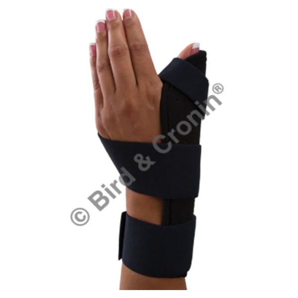 Bird & Cronin Splint Spica Superior Wrist/Thumb Black Ea - 0814-4834