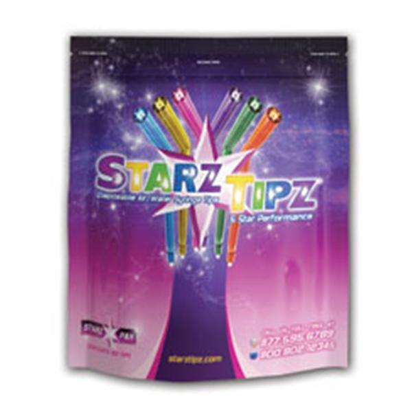 Crystal Tip Holding Tip Air / Water Starz Tipz Assorted 150/Bg, 50 Bg/Ca - STZ778