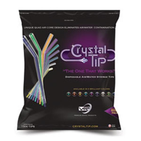 Crystal Tip Holding Tip Air / Water Crystal Tip Assorted 1500/Pk, 12 Pk/Ca - CT2100