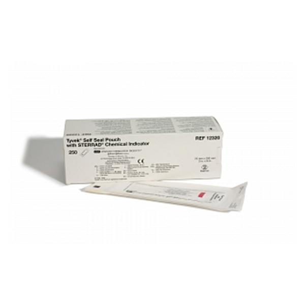 Advanced Sterilization Prod Pouch Sterilization Tyvek 3 In X 8 In White 250/Bx, 2 Bx/Ca - 12320
