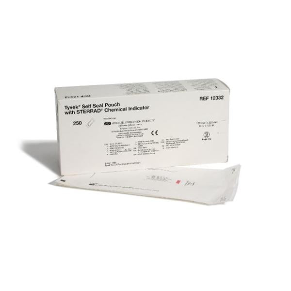 Advanced Sterilization Prod Pouch Sterilization Tyvek 6 In X 12.5 In White Latex Free 250/Bx, 2 Bx/Ca - 12332