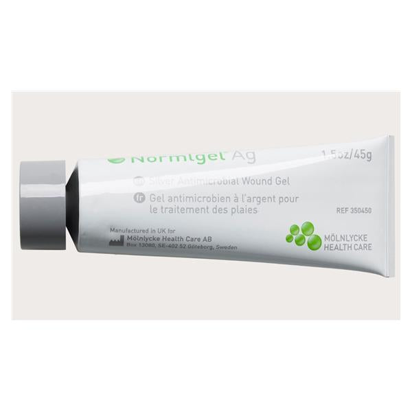 Molnlycke Healthcare (Regent) Dressing Wound Normlgel Ag Gel Tube 1.5Oz 10/Bx, 3 Bx/Ca - 350450