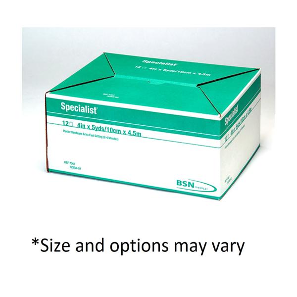 BSN Medical Bandage Casting Specialist Plaster Roll 5-8 Minute Fast Set Time Lf 3"X3Yd 12/Bx, 6 Bx/Ca - 7373