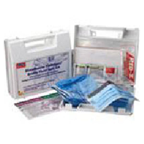 Acme United Corporation Kit Spill First Aid Only Plstc Wht W/ Accs Each, 10 Ea/Ca - 214-u