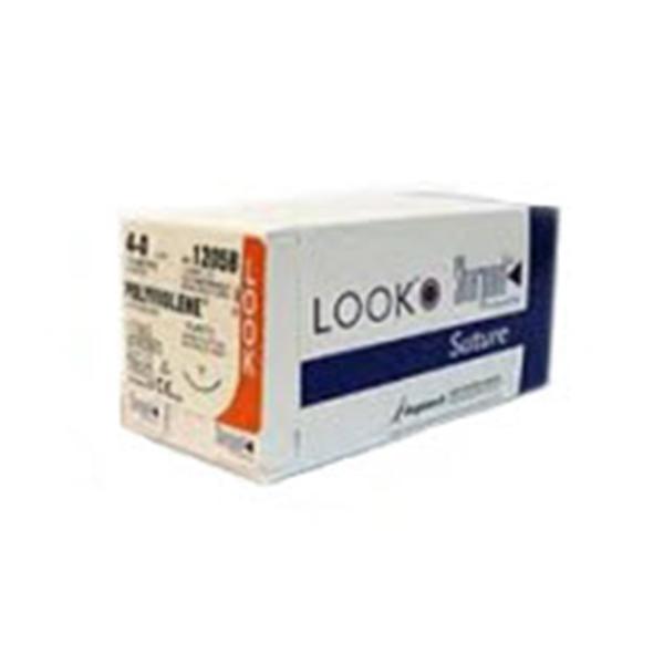Look/Div Surgical Specialties Suture 4-0 Polyester C-6 Polyviolene Green 18" Braid 12/Bx - 1180B