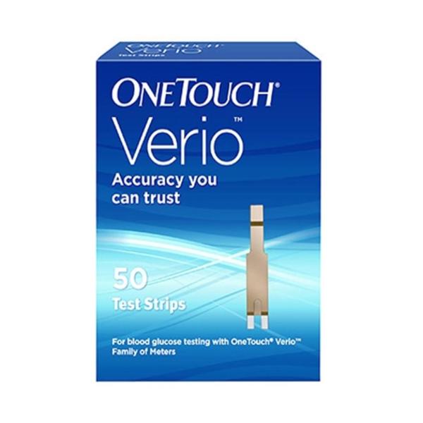 Lifescan Onetouch Verio Blood Glucose Test Strip 50 Count 50/Bx, 24 Bx/Ca - 22899
