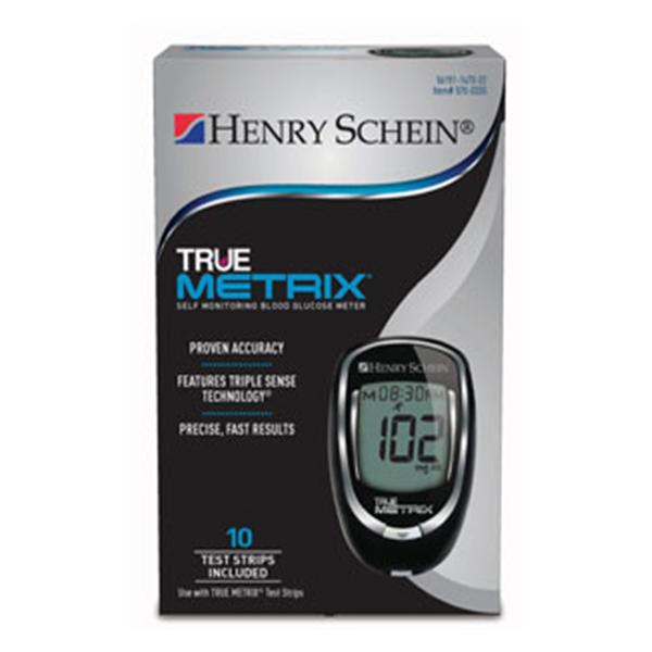 Henry Schein True Metrix Glucose Monitor Starter Kit For Self Monitoring Ea - RE4099-45